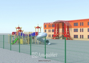 2D ограждения для школ и детских садов в Челябинске